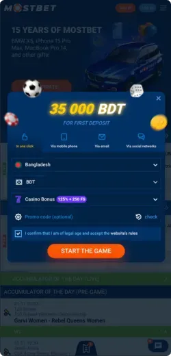 Mostbet app download