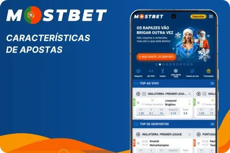 Características de Apostas da Mostbet