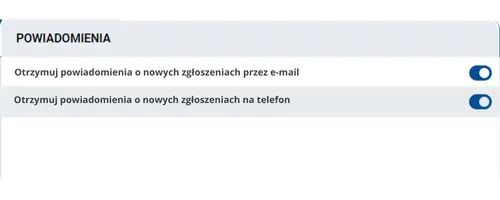 Zarządzanie preferencjami powiadomień